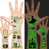 EMOME 30 Sheets (330+ style) Halloween Tattoos, Glows Tattoos for Kids Birthday Party Decorations Supplies Favors, Halloween Goodie Bags Stuffers Fillers for Boys Girls