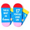 Zmart Gifts for Teenage Girls Boys, Gifts for 17 Year Old Girl Boys 17th Birthday Gifts, Funny Socks for Teens