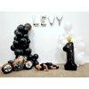 Number 8 Balloon 40 in, Foil Balloons 8 Big Balloon, 8 18 80 Birthday Balloons for Men Boys,8th Black Party Supplies,Wedding Anniversary