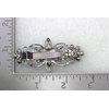 Faship Gorgeous Burgundy Rhinestone Crystal Flora Hair Barrette Clip