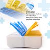 Deke Detachable Pill Organizer case, 14 Daily compartments, AM PM Slot, Weekly dosis Container, Medicine Holder, Pills Medication Dispenser, Vitamin, Supplement