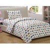 Linen Plus Sheet Set for Boys/Teens Trucks Cars Tractors Police Care Airplane Balloons White Yellow Red Green Blue Flat Sheet and Fitted Sheet and Pillow Case Twin New
