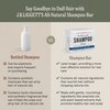 J·R·LIGGETT'S All-Natural Shampoo Bar, Moisturizing Formula - Supports Strong and Healthy Hair - Nourish Follicles with Antioxidants and Vitamins - Detergent and Sulfate-Free, One 3.5 Ounce Bar