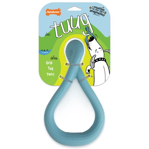 Nylabone Tuug Interactive Dog Toy for Dog Enrichment - Firm Yet Flexible Dog Tug Toy for Creative Play & Dog Exercise - Play Toy Not Intended for Chewing