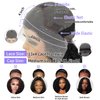 CIUSUM Body Wave Lace Front Wigs Human Hair Pre Plucked 13x4 Frontal Wigs Human Hair Wigs 180% Density Transparent HD Lace Front Wigs Human Hair Pre Plucked with Baby Hair (1B, 26 Inch)