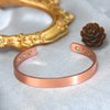 Vicmag Copper Magnetic Bracelet for Women and Men Ultra Strength Magnets 99.9% Pure Copper Strong Magnets Jewelry Gift Adjustable Length