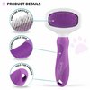 Poodle Pet Slicker Brush for Dogs, Cats, Rabbits - Dog Slicker Brush for Matted/Loose Hair, Fur, Knot - Doodle Brush for Dogs Short Hair & Long Hair - Dog Brush for Goldendoodle Grooming & Shredding