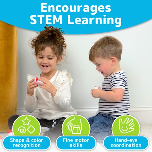 PREXTEX Find & Match Shape Matching Easter Eggs with Hen/Chicken Carrying Case | Baby Toys, Brain Toys, Motor Skills, Sorting Toy, Best Gift | Small Kids, Toddler, Girl, Boy