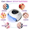 UV LED Lamp for Gel Polish 220W Fast Nail Polish Professional Dryer Nail Curing Light 57 Lamp Beads Auto Sensor for Fingernail & Toenail