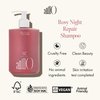 ANILLO Rosy Night Repair Shampoo 450ml / 15.22 fl. Oz, Vegan Daily Repair Shampoo with Damask Rose Water and Ceramide Complex for Damaged and Dyed Hair, Silicone, Sulfate & Paraben Free
