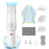 LUSN Baby Hair Clipper with Vacuum, Kids Hair Clippers Kit with 3 Guide Combs & 18 Piece, IPX7 Waterproof, Vacuum & Cordless Use, for Baby Children Infant