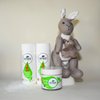 ONEA Baby Barrier Balm and Natural Apple Baby Powder - Talc-Free Natural Body Powder - Gentle Diaper Rash Cream for Sensitive Skin - 2 pc