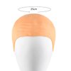 WXJ13 3 Packs Makeup Latex Bald Caps with 3 Nylon Wig Caps for Adult, Head Wig Cap Costume Latex Bald Caps for Halloween Party Adult Costume Accessory