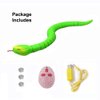 Ufurty Realistic Remote Control RC Snake Toy Fast Moving Simulation Fake Rattlesnake Robotic Toy Battery Powered Snake-Egg Controller USB Rechargeable Snake Scary Trick Toy for Kids Play