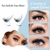 Lash Clusters 84 Pcs Cluster Lashes Eyelash Clusters DIY Cluster Eyelash Extensions Individual Lashes Thin Band & Soft (Frost,D-8-16mix)