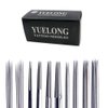 Tattoo Needles - Yuelong 200pcs Mixed Tattoo Guns Needles 1rl, 3rl, 5rl, 7rl, 9rl, 3rs, 5rs, 5m1, 7m1, 9m1 Used For Tattoo Machine Tattoo Kit and Tattoo Supplies