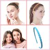 Springtime 12pcs Colorful Thin Headbands for Women 6mm Light Pigtail Skinny Hairbands for Girls Hard Teeth Headbands For Kids Teens
