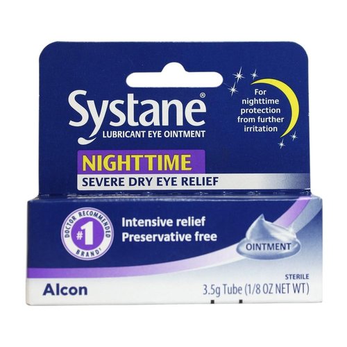 Systane Nighttime Lubricant Eye Ointment 3.5g Tube