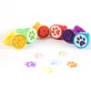 Huji Paw Print Stampers 24 Pieces Birthday Supplies Bag Accessories Toys Classroom Teachers Reward Activities for Children's Party Favors Birthday Parties School (Paw, 24 PCS)