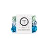 TELETIES - Small Scrunchie - 100% Natural Silk Hair Scrunchie - Soft & Gentle on Hair - Prevents Breakage & Damage - Safe for Sleep - Ideal for Thin-Medium Hair - For All Hair Textures - Blue My Mind