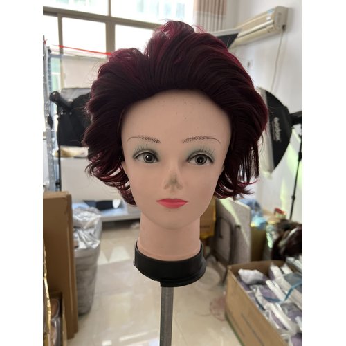 damdos Halloween Prop for Demo Satoman Tanjiro Cosplay Wigs Agatsuma Zenitsu Satoman Tanjiro Kamado Nezuko Cos Wig Xmas Hair Accessories Heat Resistant Synthetic Wigs (Satoman Tanjiro)