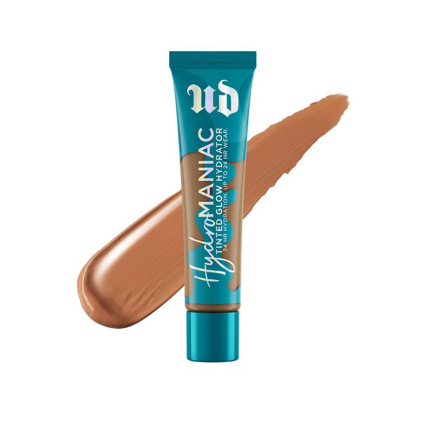Urban Decay Hydromaniac Dewy Foundation (55 Medium Deep Neutral), Hydrating Tinted Moisturizer for Dry Skin, Buildable Medium Coverage, Non-comedogenic, Vegan, Cruelty-free - 1.1 fl oz