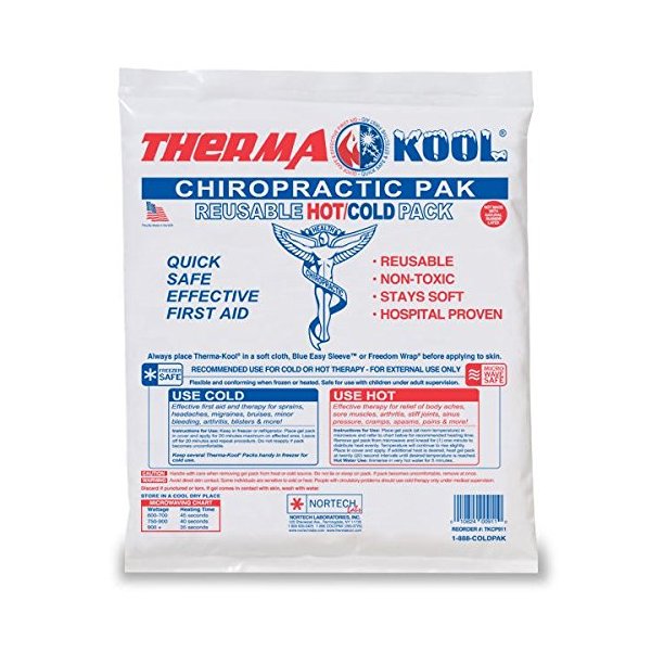 Therma-Kool Chiropractic Pak, 8.5" x 10.5" - Hot Cold Gel Pack, 1 Each