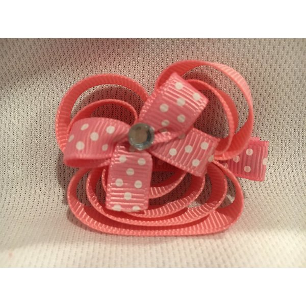 Bear Hair Clip, Bear Hair Bow, Girls Hair Accessory