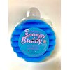 Spongy Buddy Blue Bath Sponge. Back Moisturizing Made Easy, Simply Stick It to Your Shower Wall, Apply Your Soap of Choice, and Rub Up Against it!