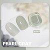 GAOY Jelly Gray Gel Nail Polish, 16ml Sheer Natural Translucent Soak Off Gel Polish, UV Light Cure for Nail Art DIY, 2069 Pearl Gray