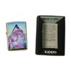 Zippo Custom Lighter - Melting Trippy Magic Mushrooms - Regular Spectrum - Gifts for Him, for Her, for Husband, for Wife, for Them, for Men, for Women
