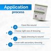 Calcium Alginate Wound Dressing 2" x 2" -Simpurity- Individual Thick Pads Antimicrobial Alginate Dressing Fiber Padding Medical Wound Care Products for Bed Sore-Pressure Sore-Leg Ulcer-Diabetic Foot