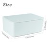 Diaper Wipes Dispenser, Baby Wipes Case, Baby Wipe Holder Keeps Diaper Wipes Fresh, Wipe Container with Non-Slip Feet (White)