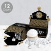 Big Dot of Happiness Roaring 20’s - Treat Box Party Favors - 1920s Art Deco Jazz Party Goodie Gable Boxes - Set of 12