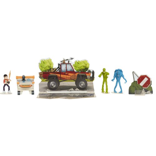 The Last Kids On Earth Toys Jack Action Figure 2.5" - Hero Pack Playset with 2 Zombies & Disk Launcher