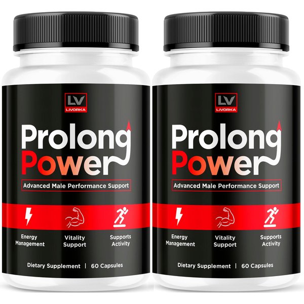 (2 Pack) Prolong Power Pills for Men, Prolong Power, Prolong Power Capsules, Prolong Power Supplement, ProlongPower Capsules for Men, Prolong Power Original Pills Review, 120 Pills for 2 Months