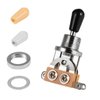 Randon 3 Way Short Straight Guitar Toggle Switch Pickup Selector with Tip Knob Caps Compatible with Gibson Toggle Les Paul Electric Guitars