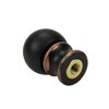 LC LICTOP Oil Rubbed Bronze Ball Lamp Finial for Lamp Shade (24x35mm) 2pcs
