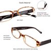 VisionGlobal 4 Pairs Reading Glasses with Spring Hinge, Blue Light Blocking Glasses for Women/Men (Tortoise,+3.50 Magnification)4 Count (Pack of 1)