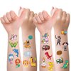 Habett Tattoos for Kids, 300+ Mixed Styles Temporary Tattoos Stickers Set for Girls and Boys, Space Dinosaur Animals Butterfly Tattoos Perfect for Kids Birthday Party Supplies Gifts