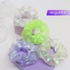 4Pcs Light Up Scrunchies Hair Tie, LED Scrunchy Hair Elastic Band for Women & Girls, Glow in the Dark Party Supplies Party Favor Festival Rave Accessories for Neon Glow Party