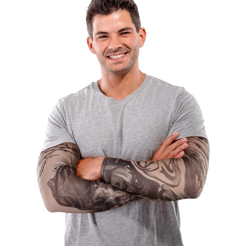 Geyoga 18 Pcs Tattoo Sleeves for Men Arm Sleeves Temporary Tattoo Sleeves Set Arts Fake Tattoo for Women to Cover Arms (Vivid Pattern,Medium)