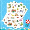 Crazy Night Summer Pool Party Temporary Tattoos for Kids-75 Styles,Beach Party Favors,Tropical Decorarions