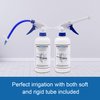 BOCOOLIFE Ear Wax Removal Kit, Ear Irrigation Flushing System Wax Cleaner Washer, Manual Ear Flush Ear Cleaning Kit, Flusher Safe Wash Effective Way Easy Washout Ear Buildup Wax, Ear Basin, 3 Ear Tips