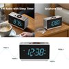 iTOMA Alarm Clock Radio with Bluetooth Speaker, FM Radio, Dual Alarm with Snooze, Large LED Display, Dimmer Control, USB Charging Output and Night Light CKS708