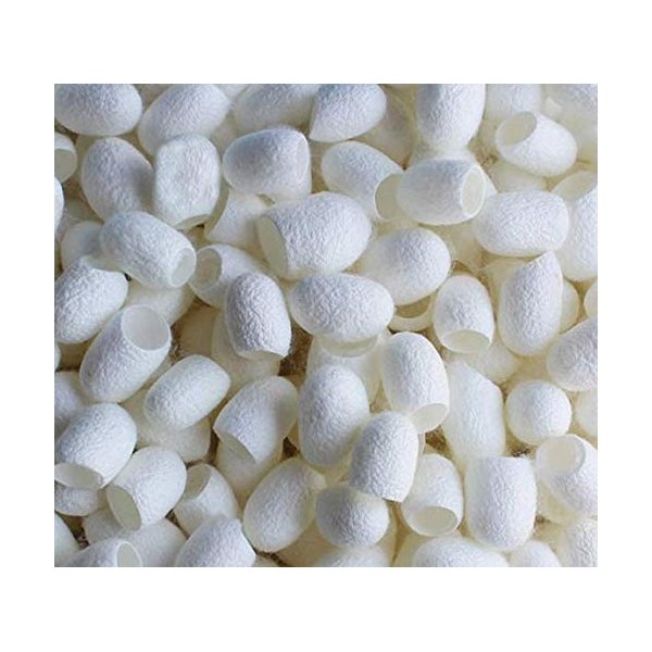 WOIWO 30 Pcs Natural Silk Ball Cocoons Facial Cleanser Balls Remove Blackhead, Acne Scar Removal, Anti-Aging, Wrinkle Removal Beauty Scrub