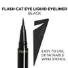 L'Oreal Paris Makeup Infallible Flash Cat Eye Waterproof Liquid Eyeliner, Black, 0.44 oz.