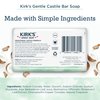 Kirk's Castile Bar Soap for Men, Women & Children - Made with Premium Coconut Oil, Sensitive Skin Formula, Vegan, Non GMO, Aloe Vera, 4 oz. Bars 6 Pack