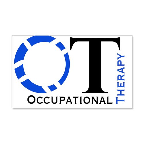 CafePress OT Occupational Therapy Wall Decal 20x12 Wall Decal, Vinyl Wall Peel, Reusable Wall Cling