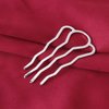 Lurrose 6pcs Antique Hair Pins Fork Hairpin Barrettes DIY Handmade Hair Clips Ancient Headwear for Women Lady Hair Jewelry Silver